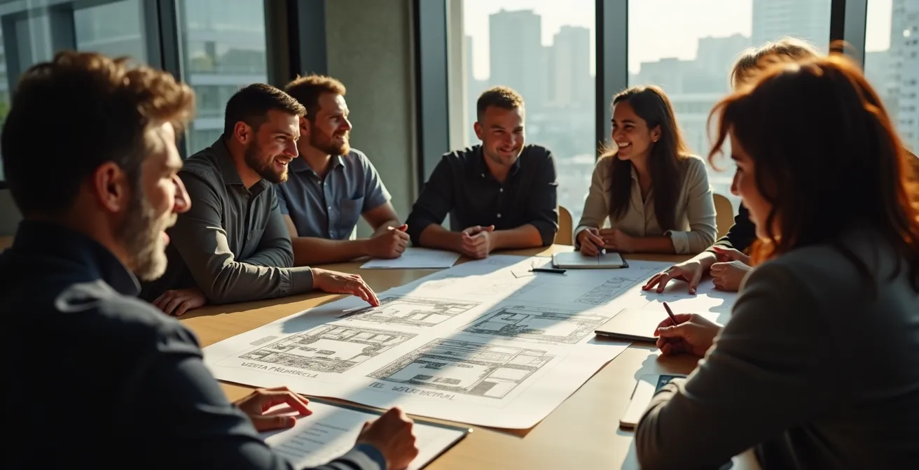 Réunion de copropriété avec présentation d'un projet d'installation de borne de recharge